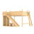 Wooden Loft Bed with Shelves, Wardrobe & Detachable Slide-125006285-125006288