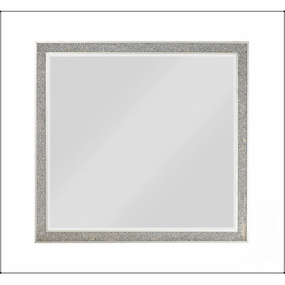 Sliverfluff Mirrored & Mirror, Elegant Champagne Finish, Durable Poplar Wood Frame, Perfect For Modern Home Decor