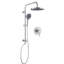 Système de douche complet en laiton massif avec valve brute-114985981