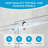 46"-48" Wx72 H Frameless Single Sliding Shower Door  1/4" Tempered