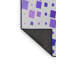 Tapis décoratif mauve géométrique-193286898