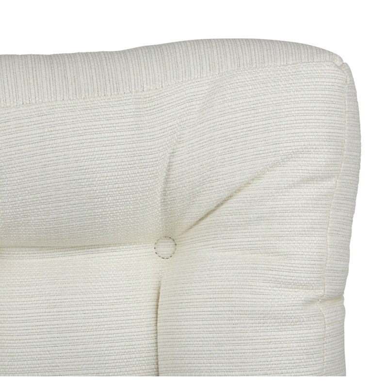 Non-Slip Square Extra Thick Floor Cushion, Ivory