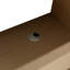 Meuble-lavabo autoportant 48 po et 3 portes d'armoire à fermeture en douceur, contreplaqué (KD-PACKING)