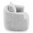 38.2" Wide Polyester Upholstered 360° Swivel Barrel Sofa Chair-1460280871