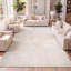 Tapis d'intérieur / extérieur à motif géométrique ivoire / crème Atzi-1019652714