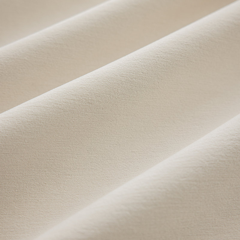 Annabelle Cotton Blend Blackout Curtain Panel Pair, 50" W x 108" L, Stone Ivory