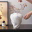 Vases de table en céramique/porcelaine blanche en forme de trompette-330690923-330690917