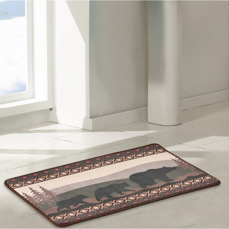 Tapis décoratif en mousse viscoélastique Denali