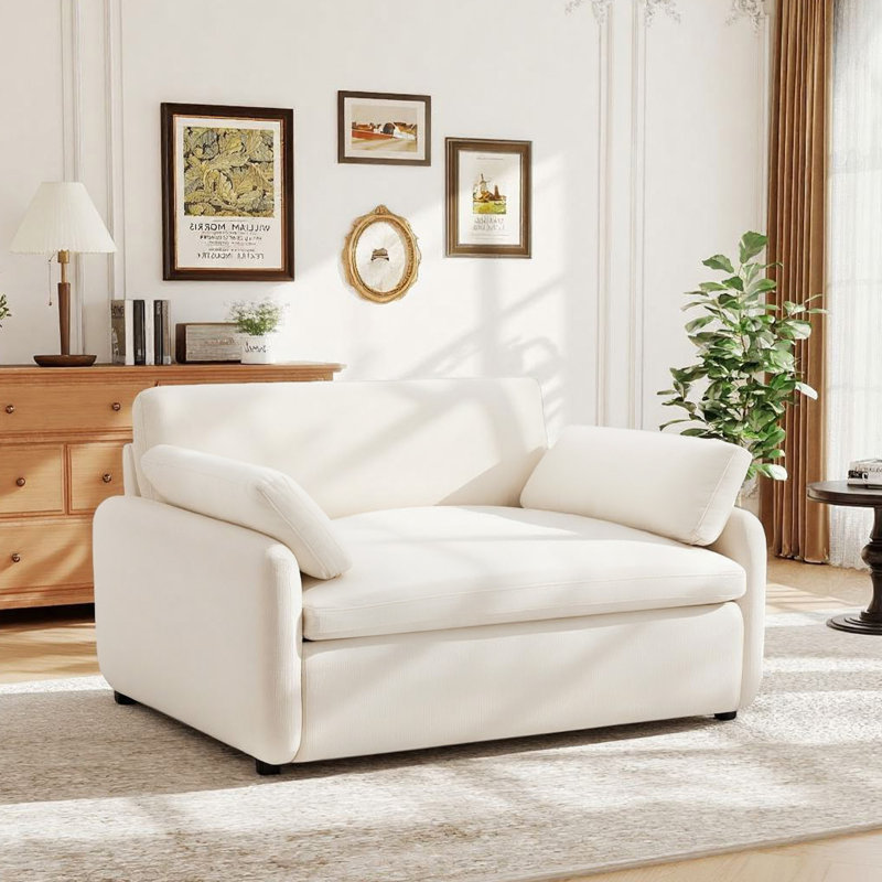 Fauteuil d'appoint 50 po, Crème