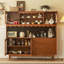 Buffet en bois de noyer massif-1290567000