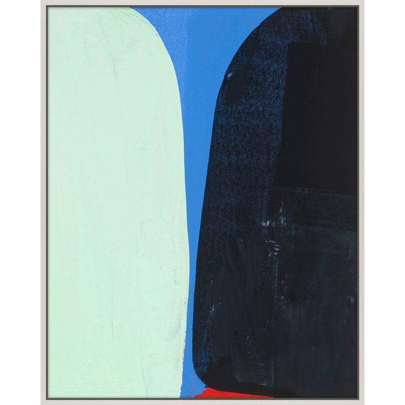 «Wetzel Blue Collection Blue 2» par Andrea Stokes - reproduction de cadre photo, Cadre blanc, H 20 po x l 16 po x P 1,375 po
