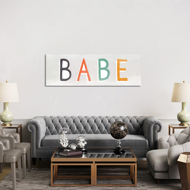 Hipster Sayings I 1 Piece Wrapped Canvas Panoramic Wall Art, 152.4 cm H x 50.8 cm W