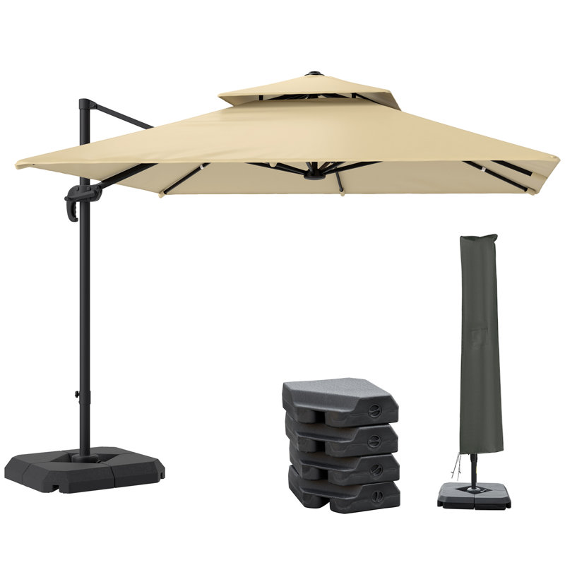 268cm Tilt Cantilever Parasol