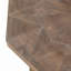 Table basse en bois octogonale rétro avec patchwork artisanal 30 pouces-1261921054