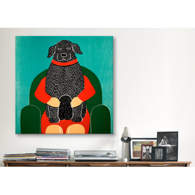 Lap Dog par Stephen Huneck, reproduction d'art sur toile tendue