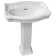 Barclay Stanford 17.12'' Vitreous China U-Shaped Bathroom Sink with Overflow