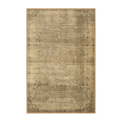 Washable Abstract Indoor Rug