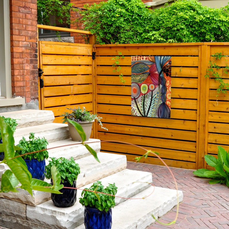 Décoration murale «Vivaces» par Sylvie Demers, L 30 po x H 47 po