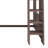 Space-Saving Wooden Loft Bed With Built-In Shelves-329945826