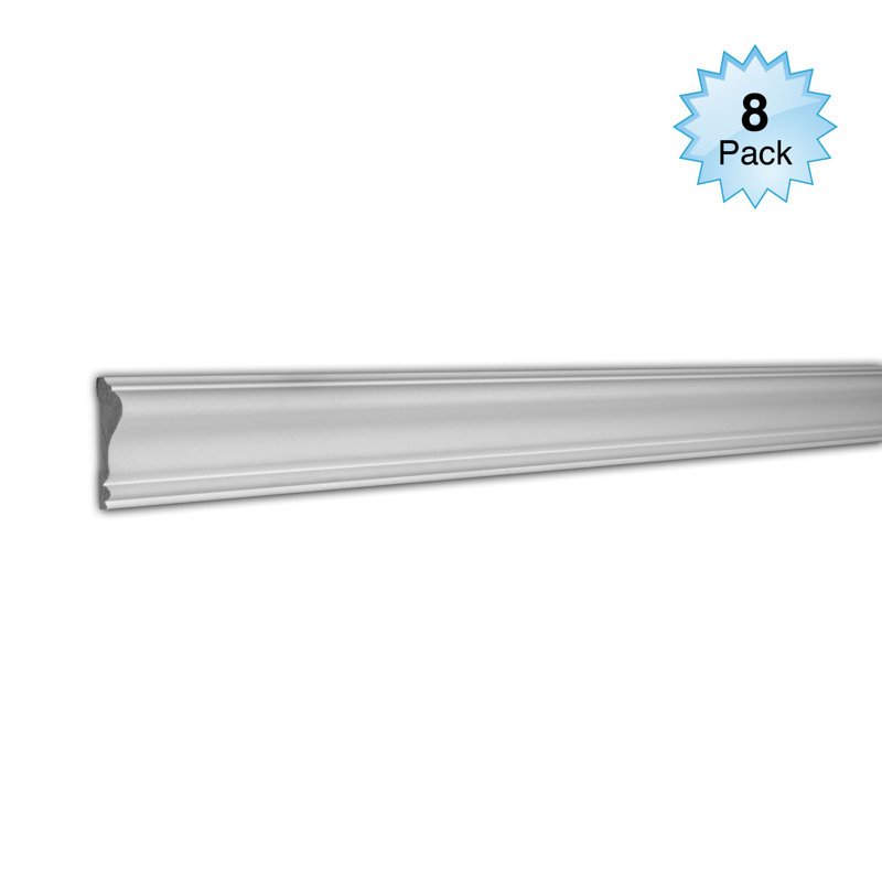 Primed White Recycled Polystyrene Panel Moulding Set