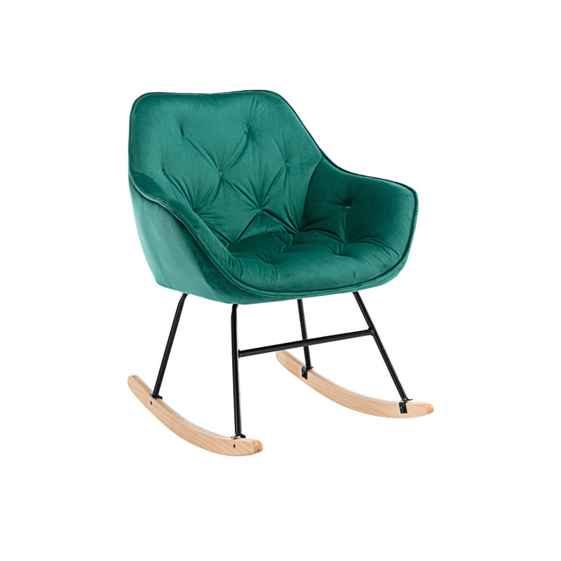 Chaise berçante Dehaan, Émeraude