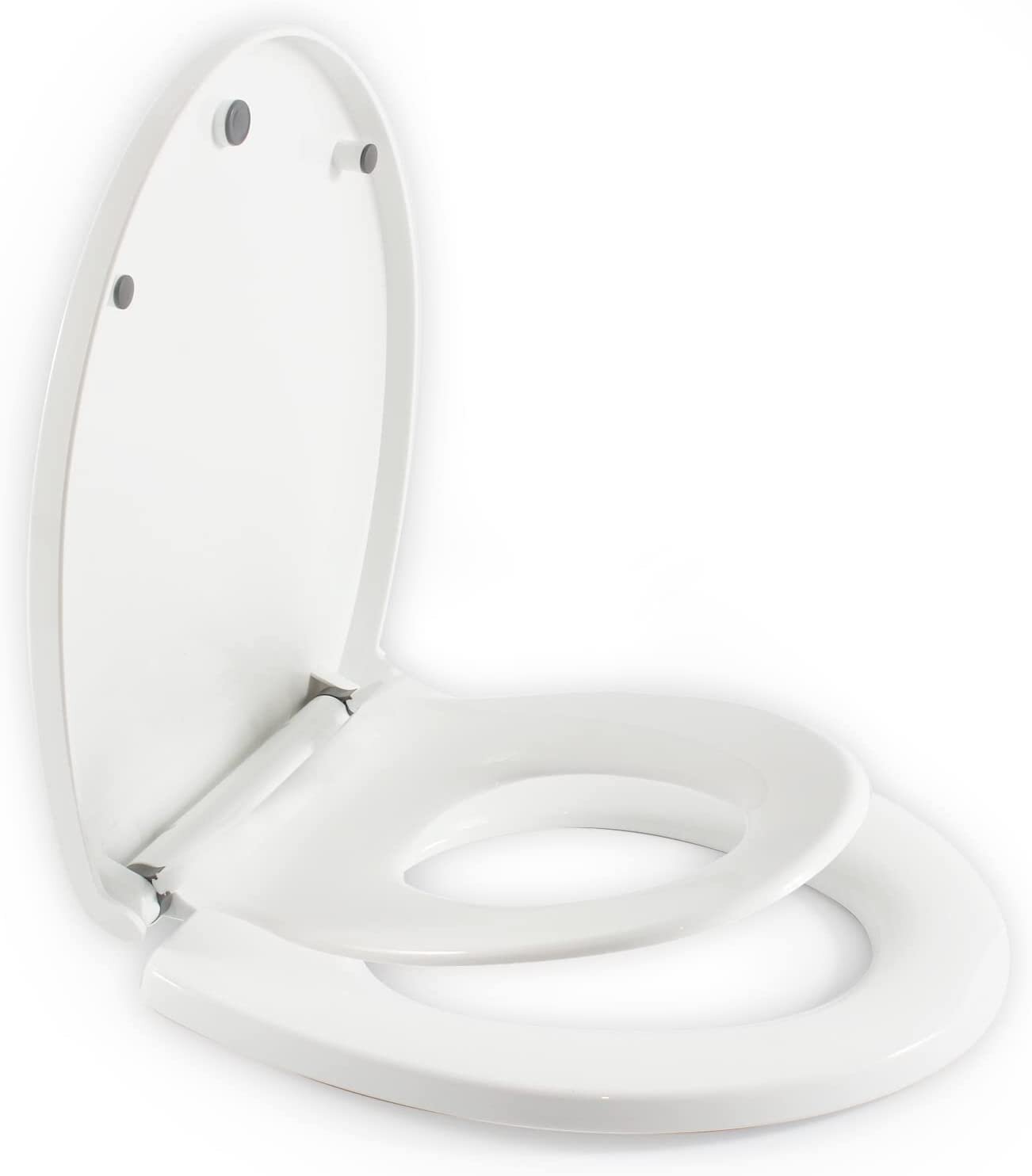 UMIEN Potty Training Seat Ideal 2 in 1 Toilet Seat For Toddlers & Adults–  Space Saving Solution For Kids Potty Training Easy To Install Convertible