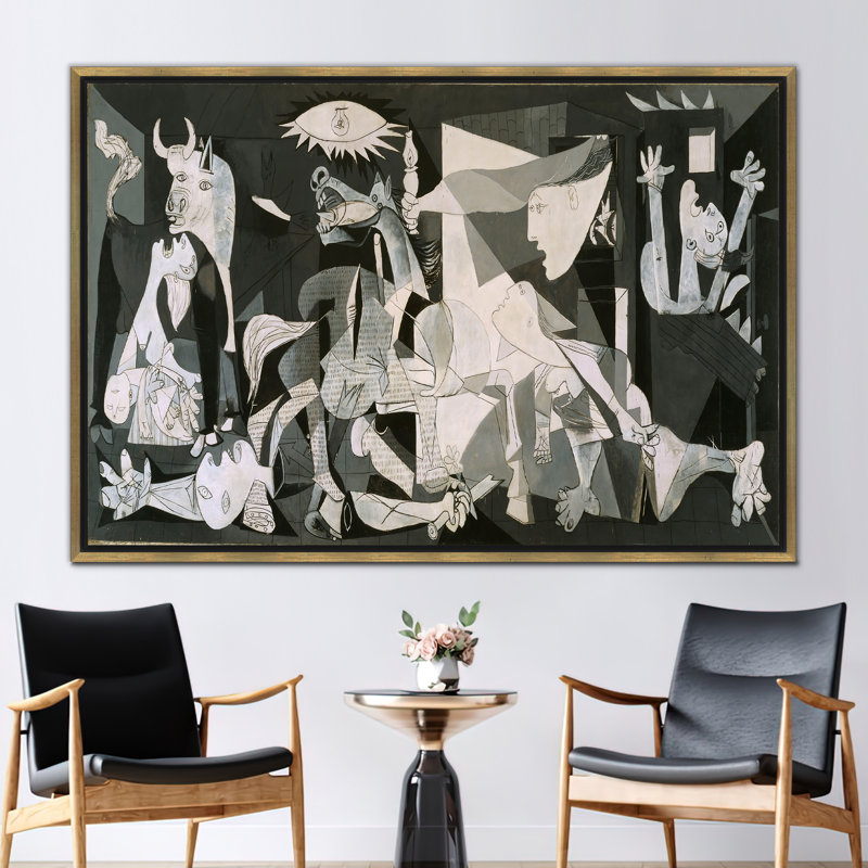Print on Canvas, Framed Print without Mat, Gold, 40 cm H x 60 cm W