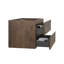 Armoire murale SANS lavabo, couleur noyer, avec deux tiroirs, pré-assemblée-236227682-236227705