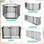 Auto Close Detachable 6 Panels Safety Gate Multifunctional-94240714