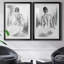 «Soft Silhouette V», ensemble de 2 reproductions sur toile-265539963-257790530-195628231