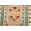 Tapis vert Kazak fait à la main vert 4 x 6