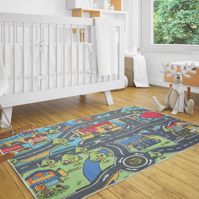Eder Rectangle Polyester Rug