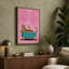 Lounging Leopard Pop Art - Wrapped Canvas-1606592483-1606592490