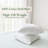 100% Cotton Shell Pillow Insert with Zipper, Silk Fiber Fill - 20"x20"-124797312