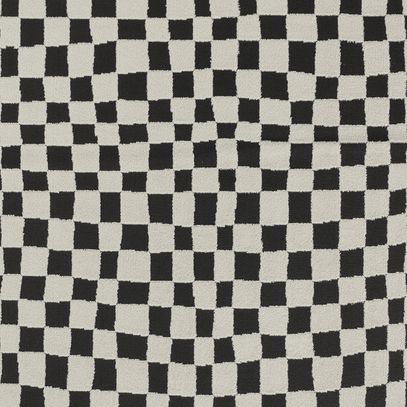Freud Organic Checkered Area Rug, Rectangle 140 x 200 cm