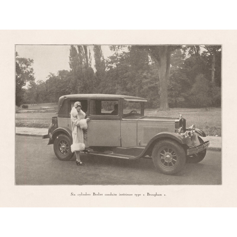French Country Drive I par - impression, H 12 po x l 16 po