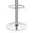 Calvyn Adjustable PU Leather Bar Stool Swivelling Counter Stool With Backrest Footrest-1230355135