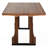 63" Rectangular Walnut Dining Table - Scratch , For Room Use Ideal Kitchens And Compact Spaces-317242638