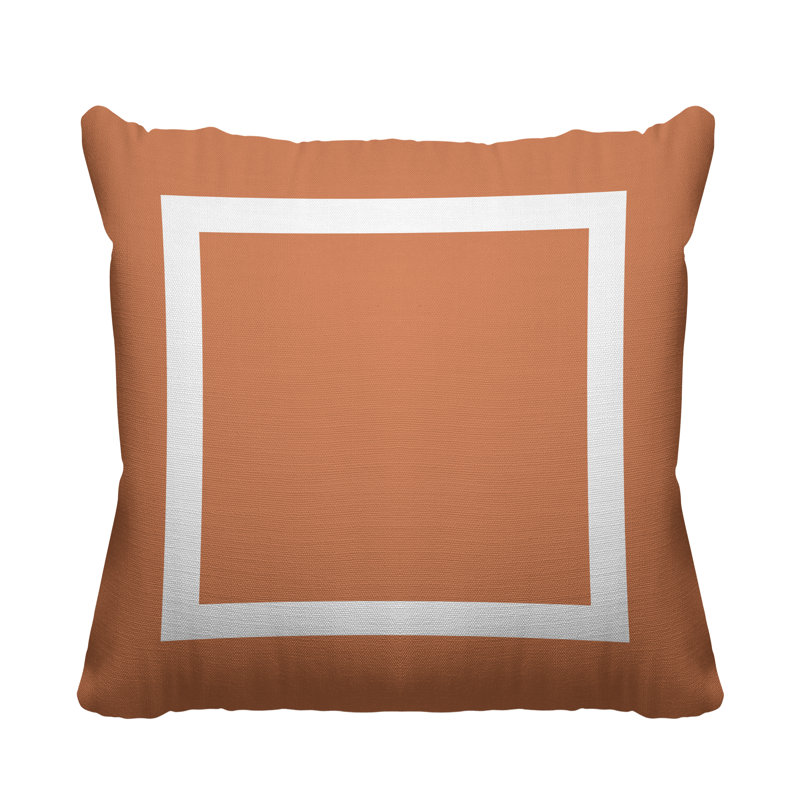 Luella Geometric Outdoor Reversible Throw Pillow, 19W" x 19H", Nude