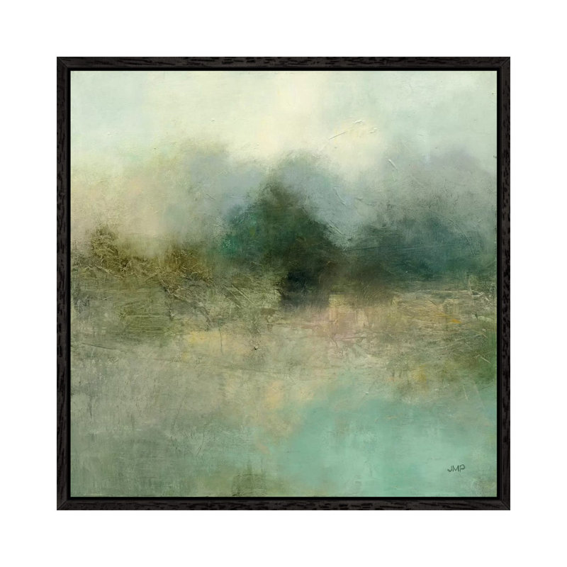 Solitude 1 Piece Painting on Canvas, 66.04cm H x 66.04cm W x 3.81cm D, Black Framed
