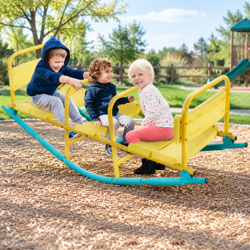 CENSTEEL 3 Seat Teeter Totter