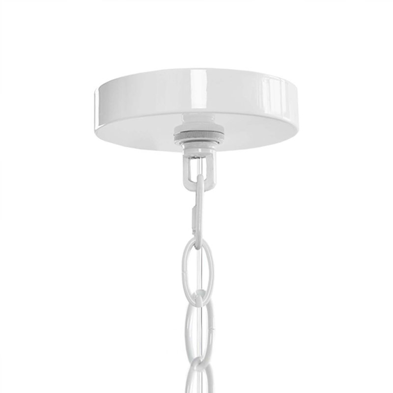 6-Light Metal Chandelier