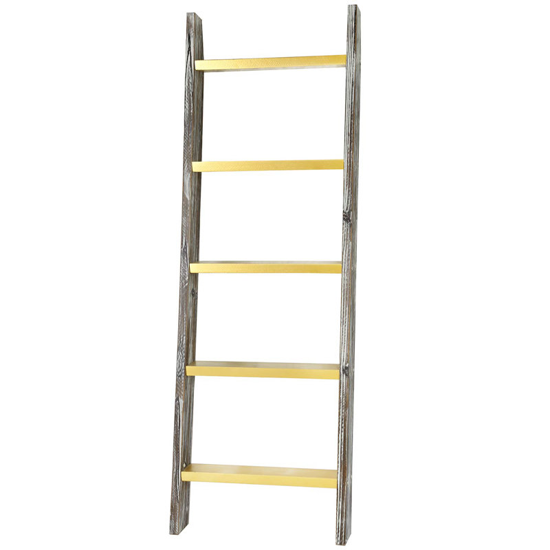 Wall Leaning 4.5 ft Blanket Ladder
