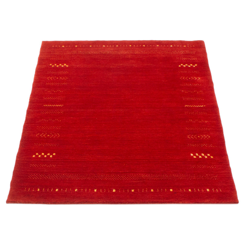 Tapis rouge Kashkuli Gabbeh 3 pi 11 po x 5 pi 10 po
