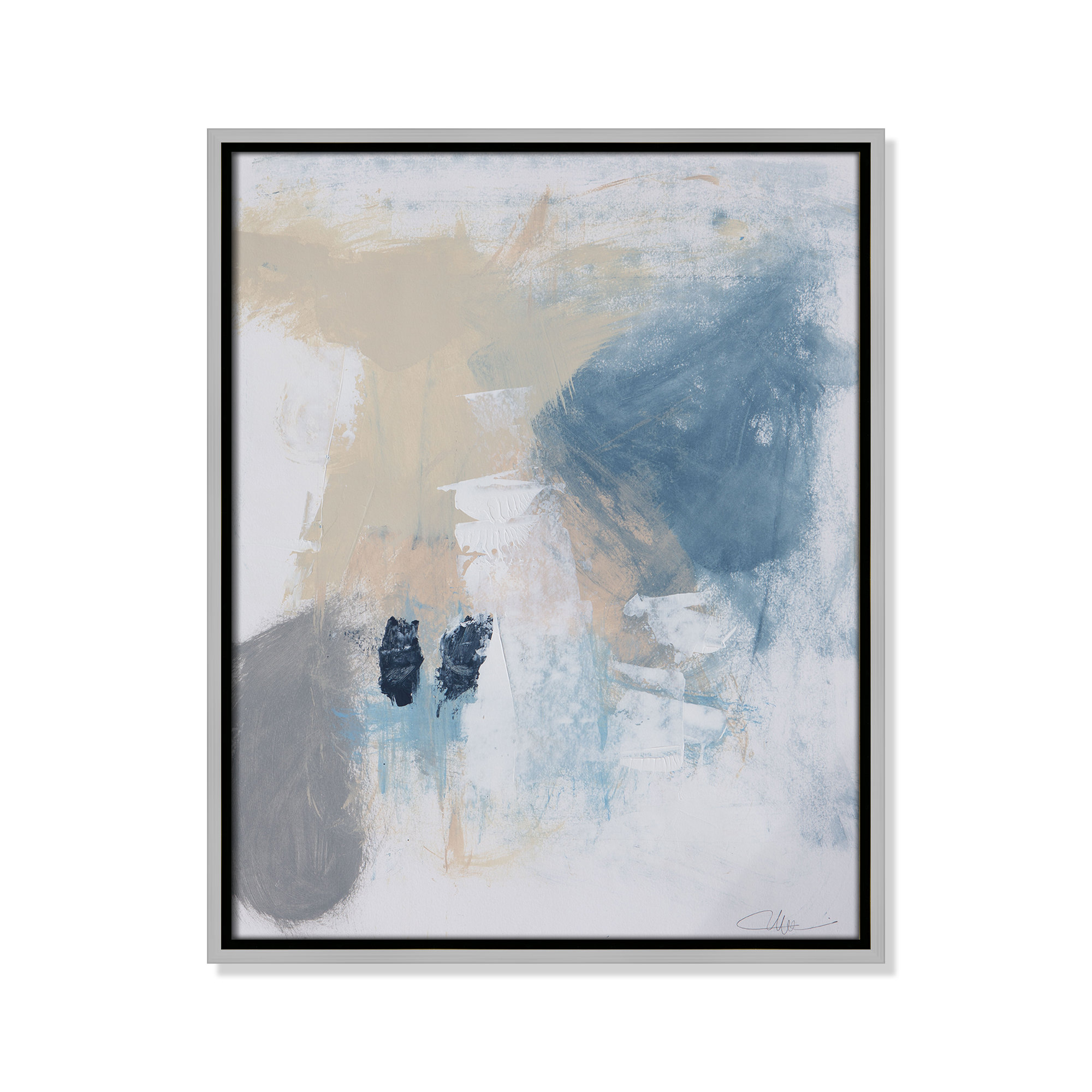 Coastal Carnival II Print by Casa Fine Arts, 21.5" H x 17.5" W x 2" D, Silver Floater Framed Canvas, No Mat