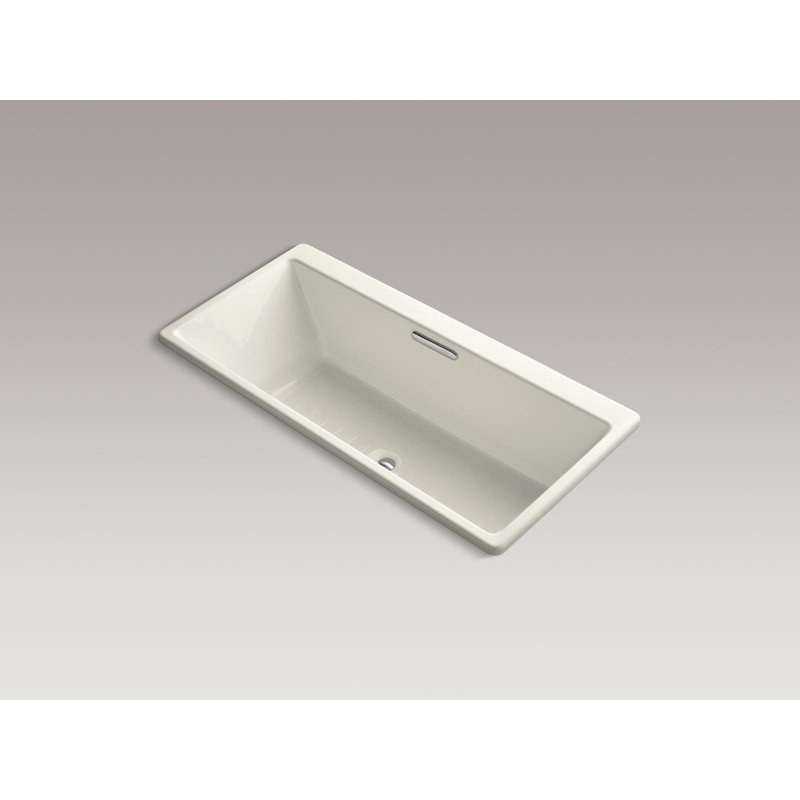 Reve® 67" x 36" Soaking Bathtub, Biscuit