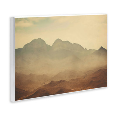 Plaque murale Hazy Desert Mountain, design par Creative Studio