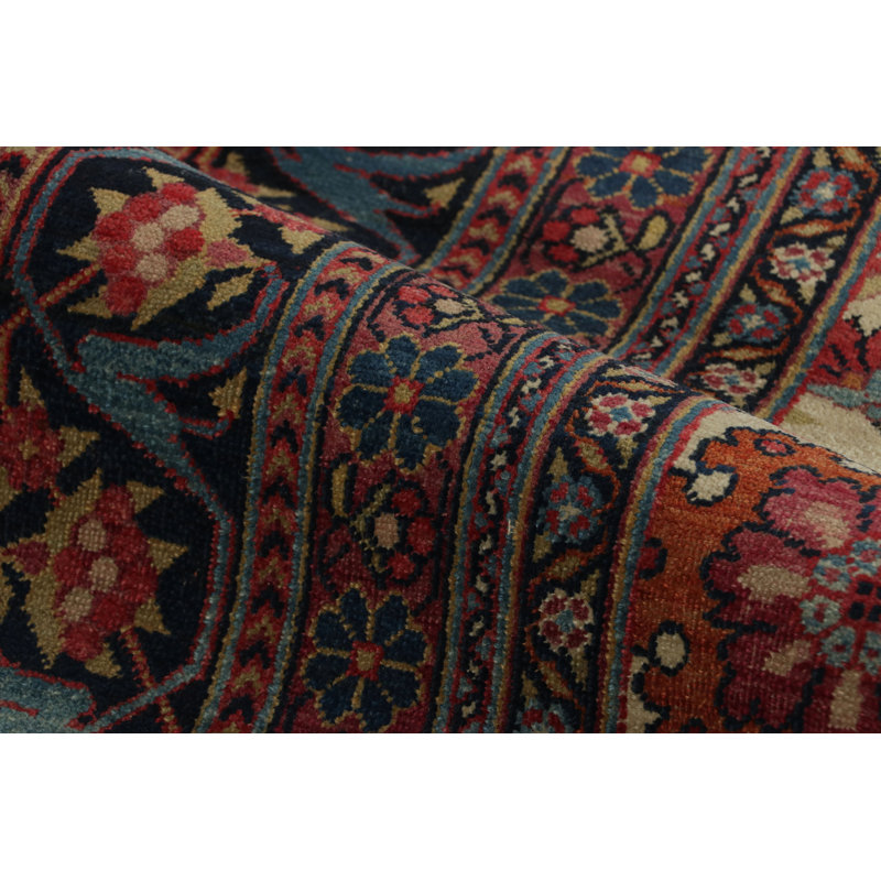 Antique One-of-a-Kind 13'8X16'7 Hand Knotted Area Rug