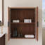 Armoire de salle de bain murale avec porte et tablette-2078114505