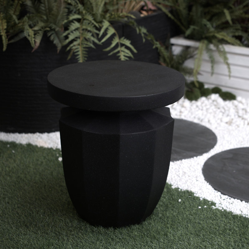 Table à fruits d'extérieur - H 20,3 po, faux moderne pour jardin H, et charmant